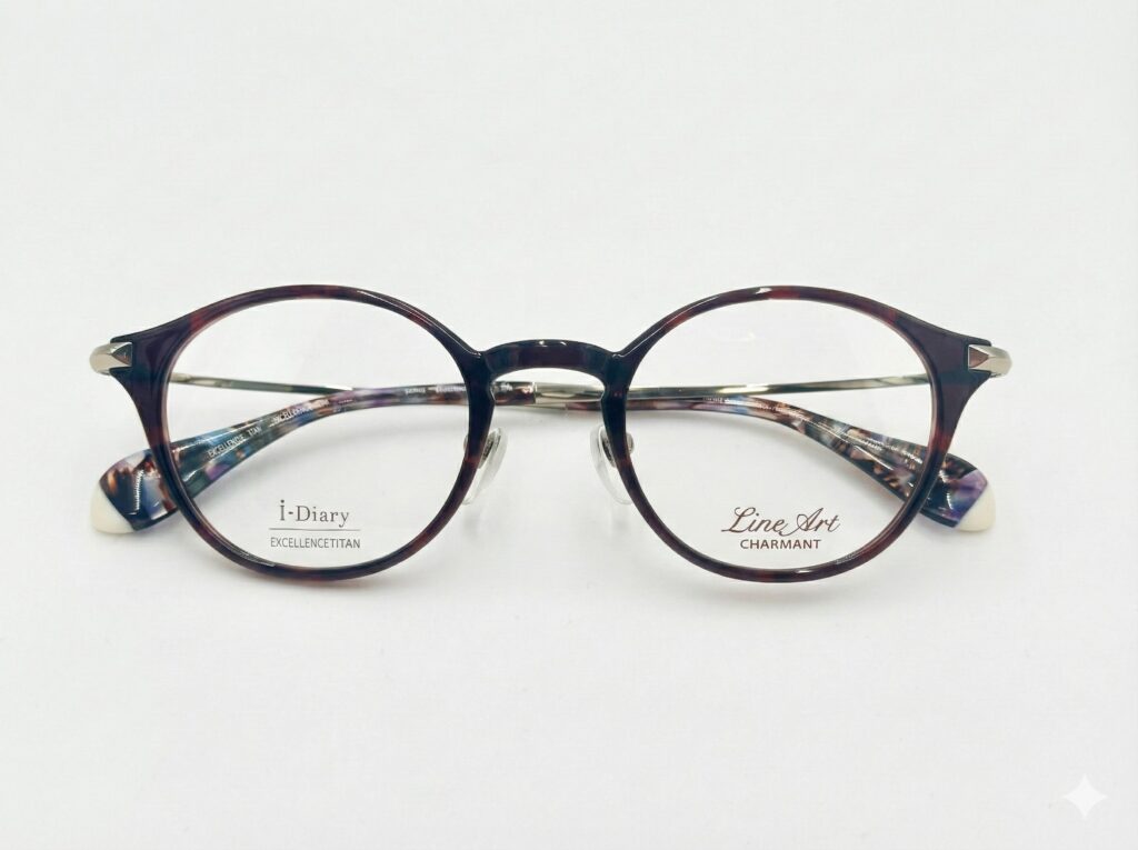 美品　おしゃれ　ラインアート　シャルマン眼鏡と眼鏡市場500円割引クーポン券 美品 おしゃれ ラインアート シャルマン眼鏡と眼鏡市場500円割引